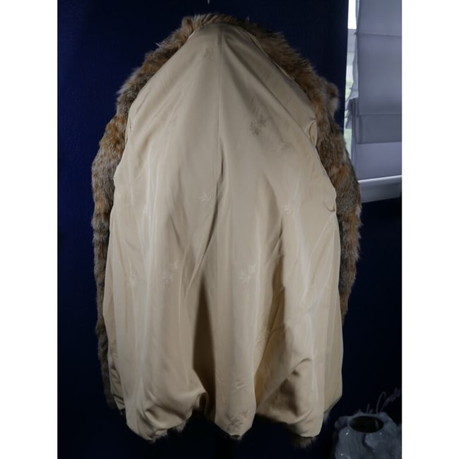Gorgeous Spotted Lynx hooded Fur Coat Jacket - 5