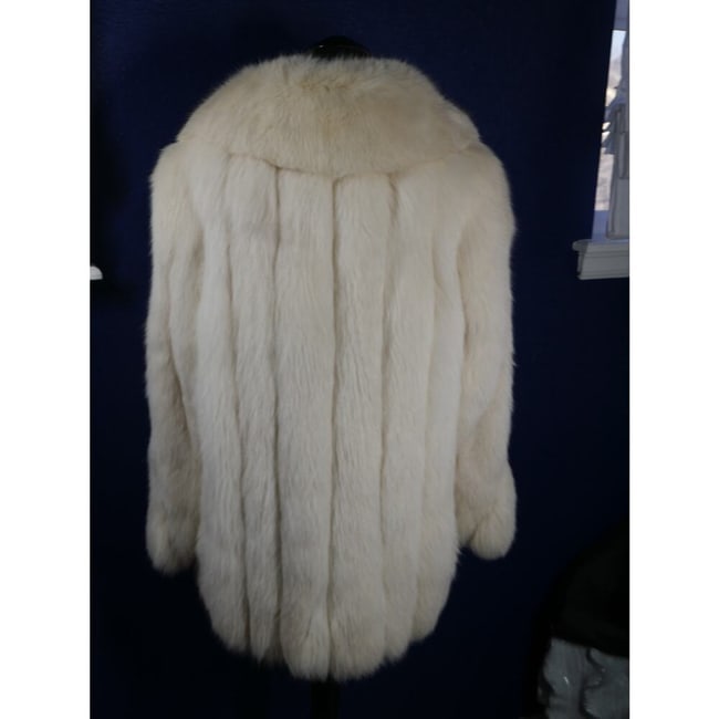 Gorgeous Pearl Fox Fur Coat Jacket Great for Wedding! - 3