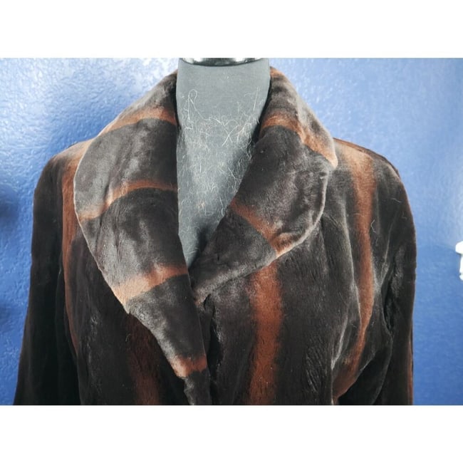 Designer Louis Feraud Sheared Female Mink Fur Cropped Bolero Coat Jacket - 2