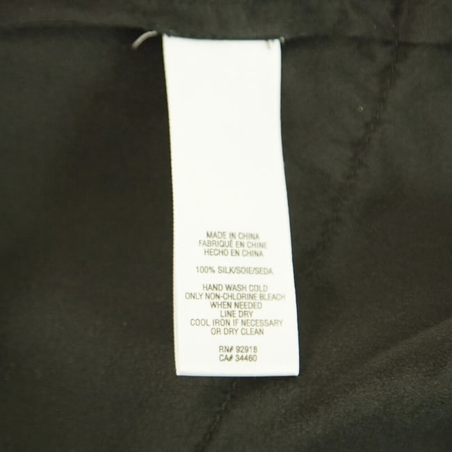 Juicy Couture Black Ruffled Tiered Silk Spaghetti Strap Blouse Cami Top - Size 6 - 4