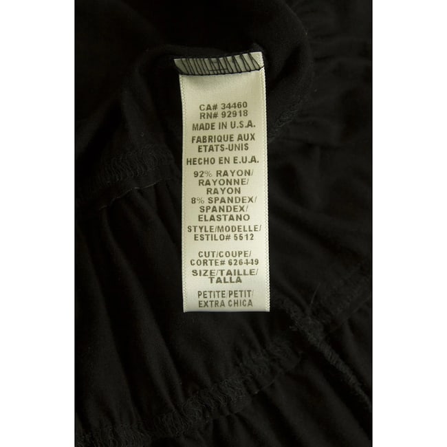 Juicy Couture Black Cover Up Beach Holidays Summer Mini Strapless Dress Size P - 5