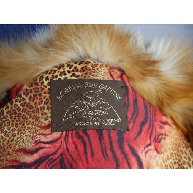 Beautiful Hooded Red Fox Fur Coat Jacket - 6