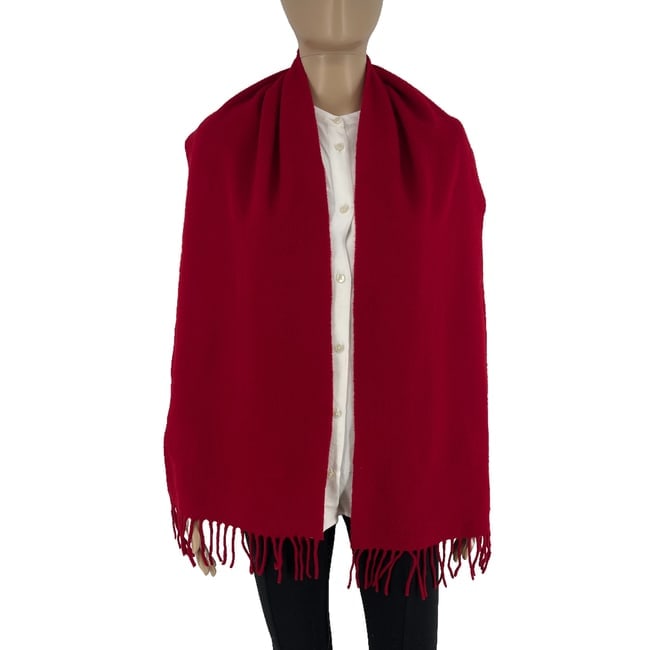 Yves Saint Laurent Red Solid 100% Wool Scarf: Title:Yves Saint Laurent Red Solid 100% Wool Scarf Brand:Yves Saint Laurent Date/Period:Modern Materials:100% Wool Size:One Size Description:Yves Saint Laurent Red Solid 100% Wool Scarf Reserve: