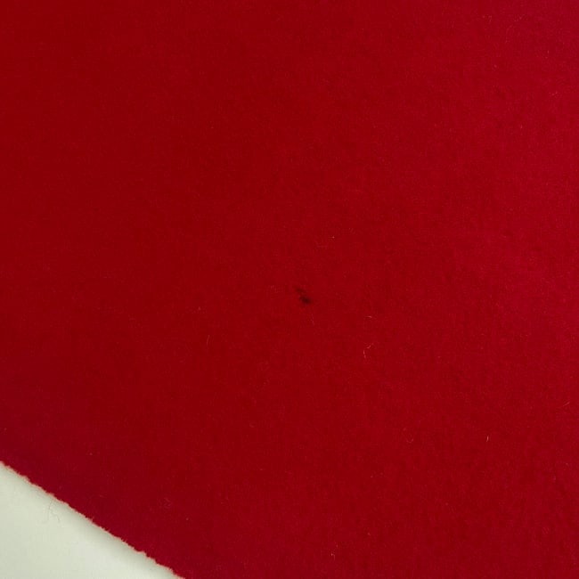 Yves Saint Laurent Red Solid 100% Wool Scarf - 7