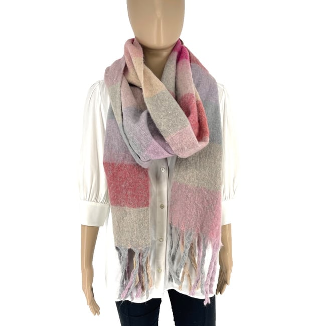Acne Studios Colored Block 80% Wool Scarf - 4