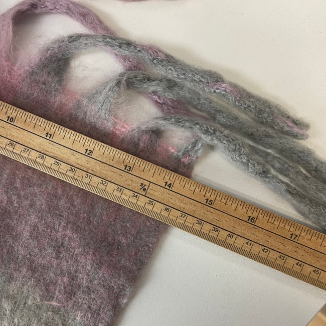Acne Studios Colored Block 80% Wool Scarf - 9