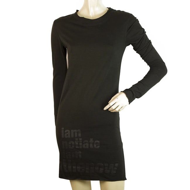 Barbara I Gongini Black Long Sleeves Mini Length Cotton Modal Dress: Title:Barbara I Gongini Black Long Sleeves Mini Length Cotton Modal Dress Description:Barbara I Gongini Black Long Sleeves Mini Length Cotton Modal Dress This Barbara I Gongini dress is a casual