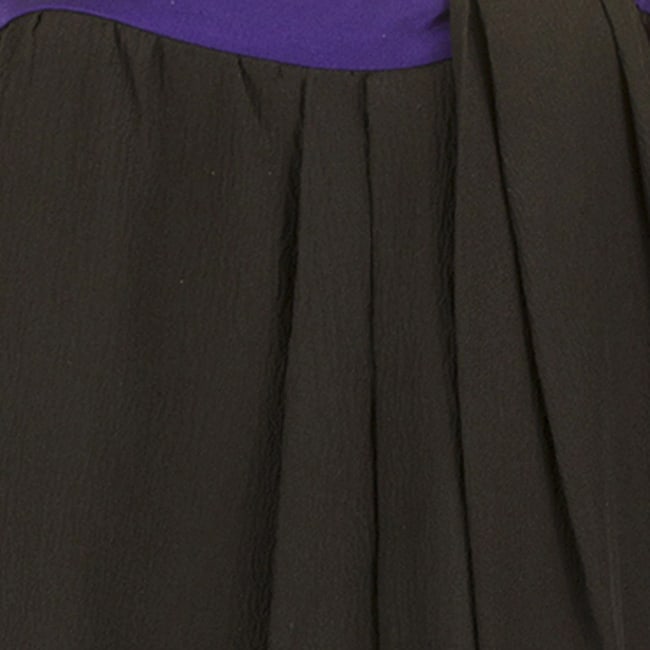Alexander Wang Black & Purple Spaghetti Straps Mini Dress size 4 , superb - 4