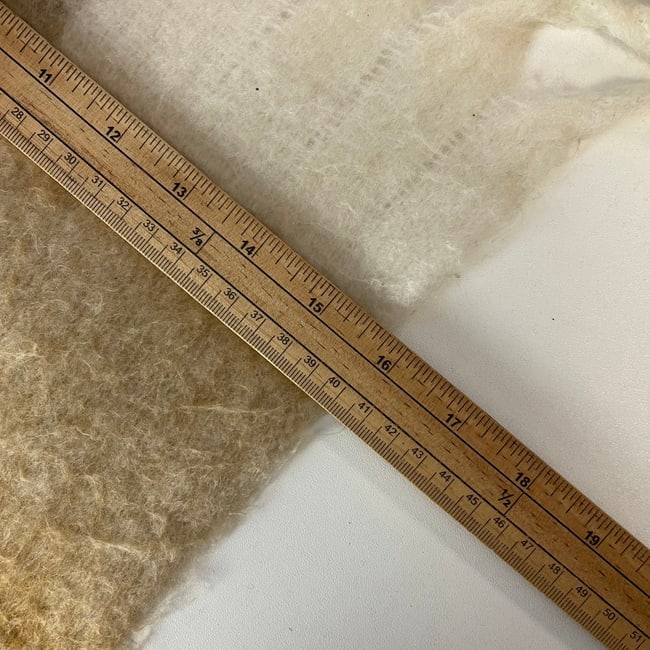 Acne Studios Beige Colored Block 80% Wool Scarf - 9