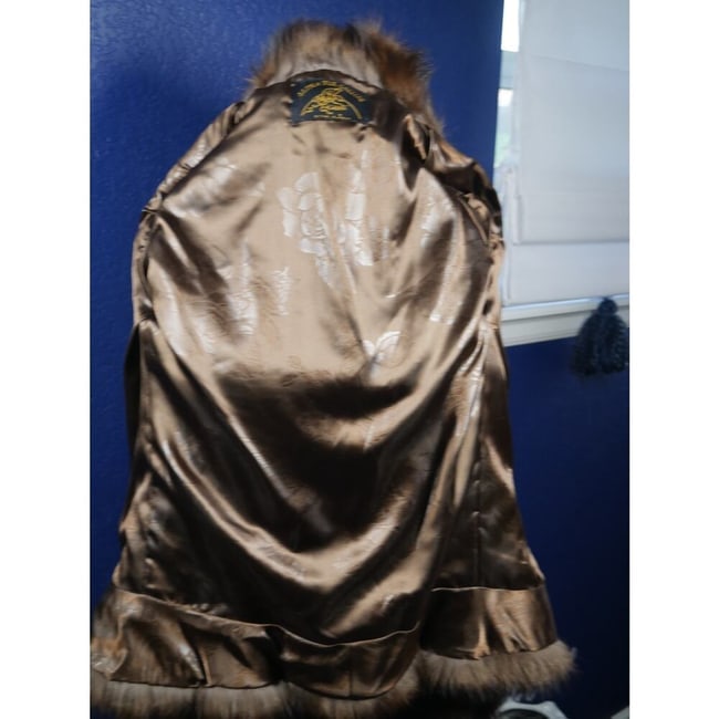 Stunning Swakara Curly Lamb & Fisher Sable Fur Coat Jacket - 5