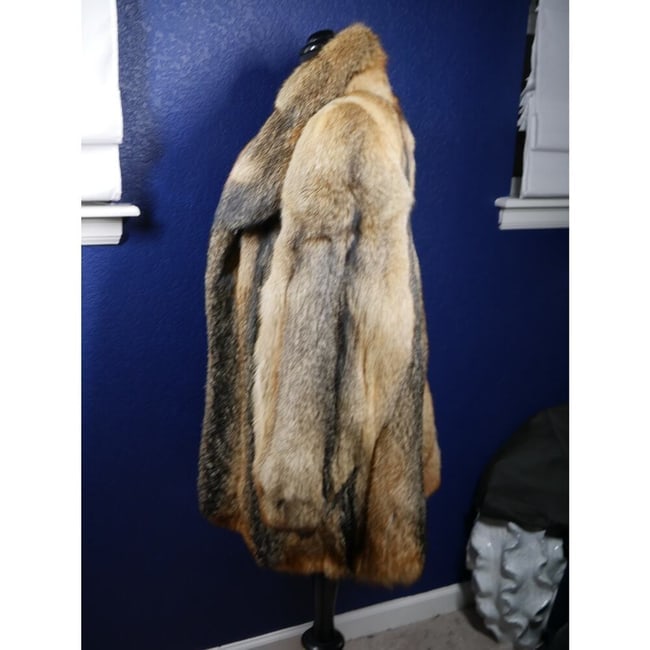Amazing American Plains Fox Fur Coat Jacket Unisex! - 2