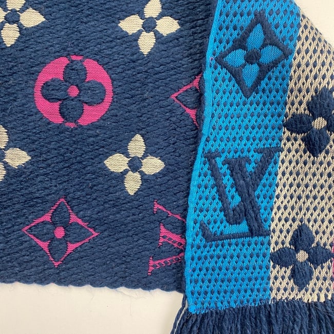 Louis Vuitton Multicolour Thick Wool & Silk Scarf - 5