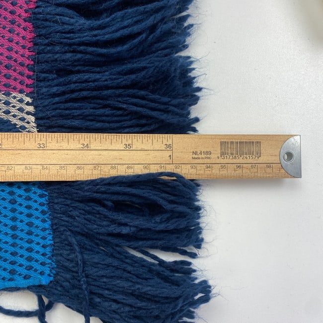 Louis Vuitton Multicolour Thick Wool & Silk Scarf - 8