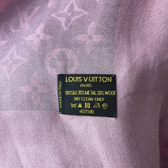 Louis Vuitton Brown Monogram Silk Wool Scarf - 7