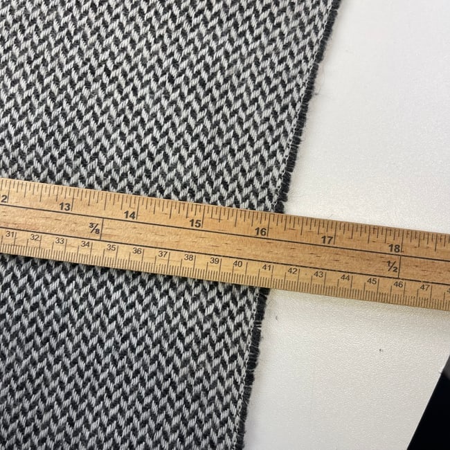 Giorgio Armani Grey Wool Blend Scarf - 7