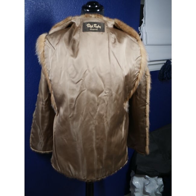 Gorgeous Mink & Crystal Fox Fur Vest Gilet Coat Jacket - 5