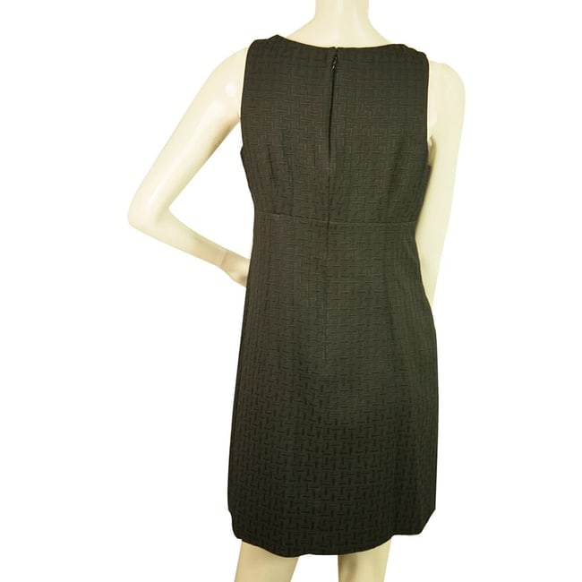 Michael By Michael Kors Black Sleeveless Gold Buttons Mini Length dress size 6 - 2