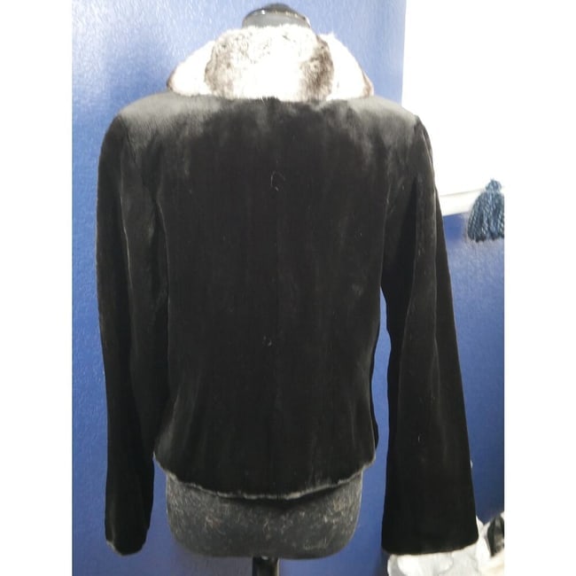 Gorgeous Sheared Mink & Chinchilla Fur Coat Jacket - 4