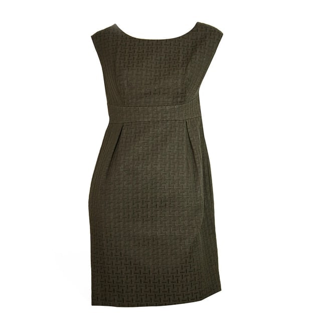 Michael By Michael Kors Brown Sleeveless Back Slit Mini Length dress size 6 - 5