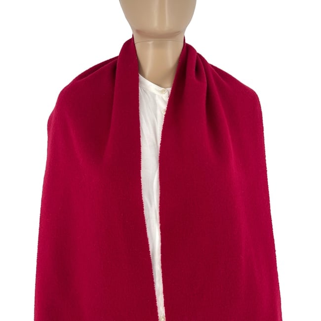 Polo Ralph Lauren Red 100% Wool Scarf - 2
