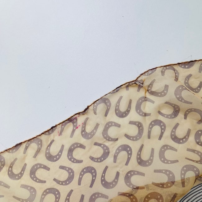Hermes Light Brown Printed 100% Silk Scarf - 5