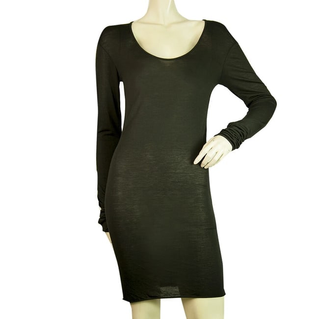 Isabel Benenato Black Bodycon Mini Length Long Sleeves Woolen Dress sz 42: Title:Isabel Benenato Black Bodycon Mini Length Long Sleeves Woolen Dress sz 42 Description:Isabel Benenato Black Bodycon Mini Length Long Sleeves Woolen Dress sz 42 From Isabel Benenato's fashion