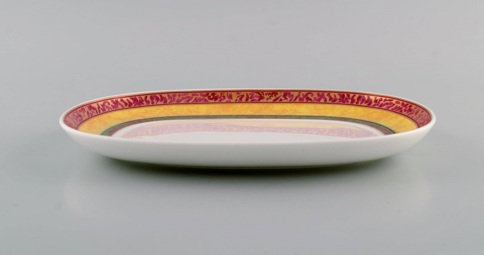 Paloma Picasso for Villeroy & Boch. "My way" dish and candlestick in porcelain. Colorful decoration. - 4