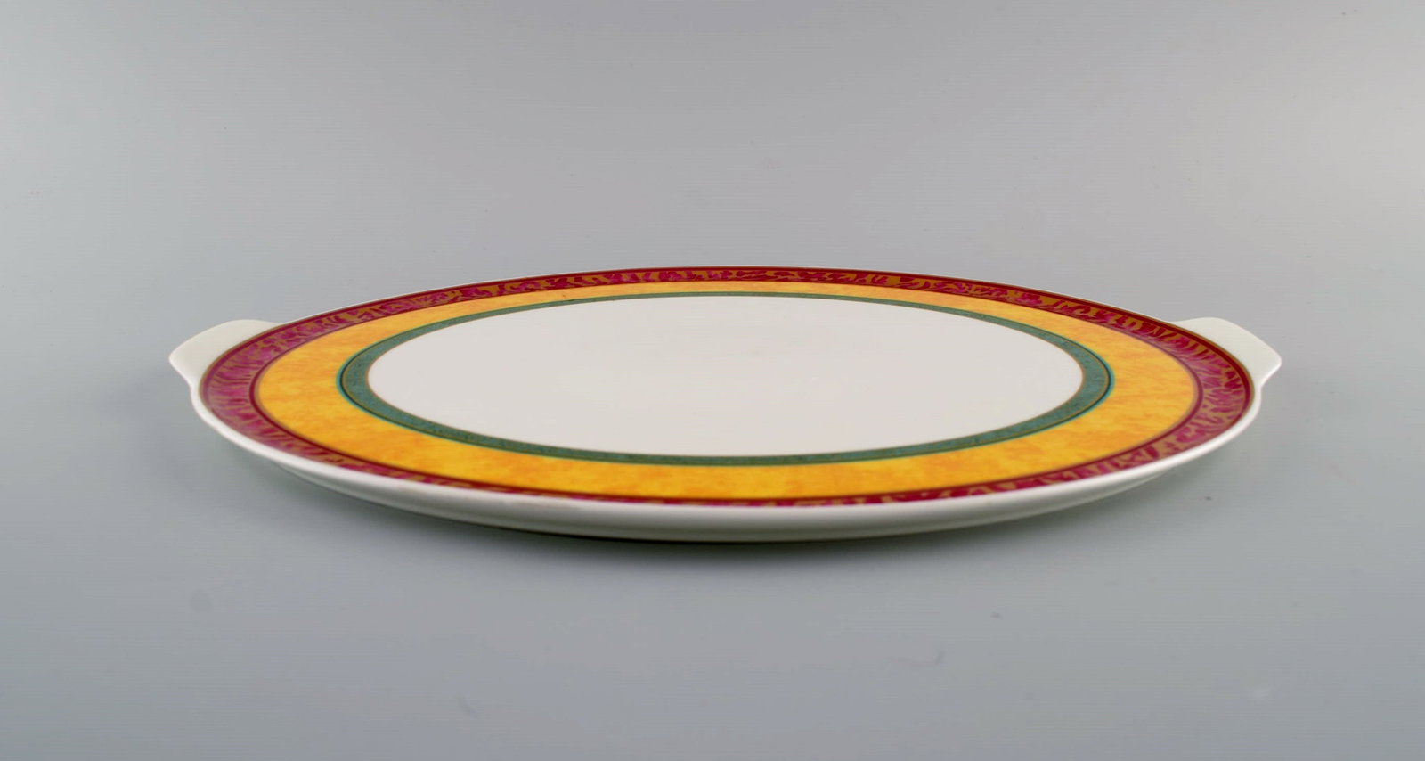Paloma Picasso for Villeroy & Boch. Large "My way" serving tray in porcelain. Colorful decoration. - 3