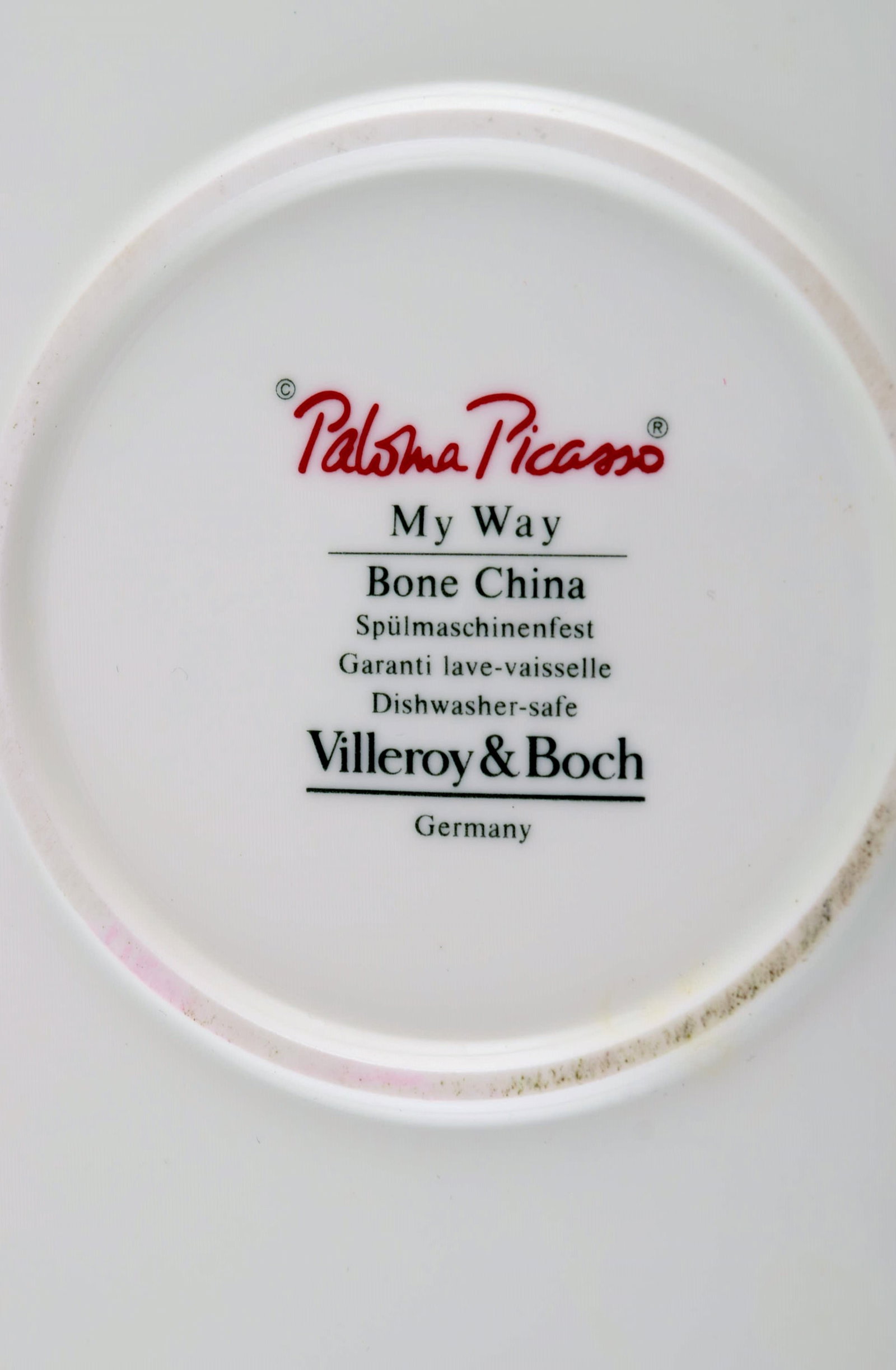 Paloma Picasso for Villeroy & Boch. Large "My way" serving tray in porcelain. Colorful decoration. - 5