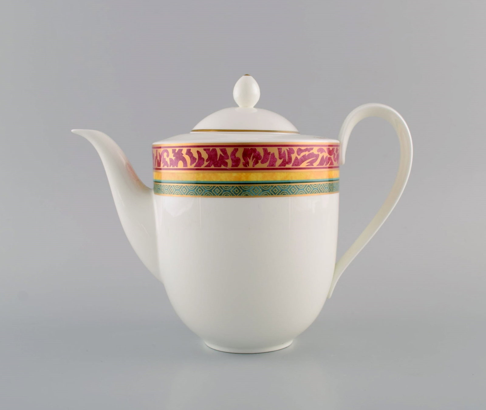 Paloma Picasso for Villeroy & Boch. "My way" coffee pot in porcelain. Colorful decoration. 1990s.: Title: Paloma Picasso for Villeroy & Boch. "My way" coffee pot in porcelain. Colorful decoration. 1990s. Description: Paloma Picasso for Villeroy & Boch. "My way" coffee pot in porcelain. Colorful dec