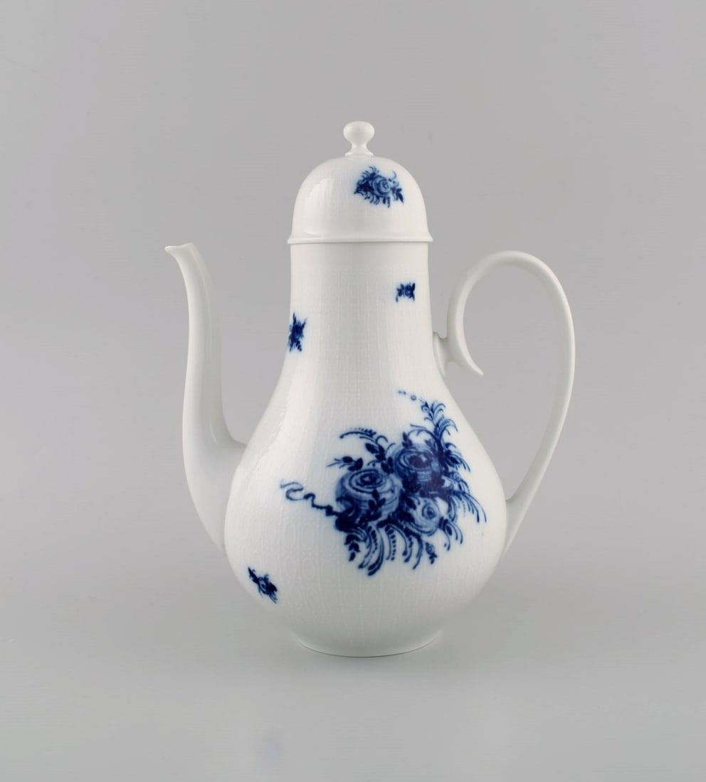 Bjorn Wiinblad for Rosenthal. Romanze Blue Flower coffee service. 1960s. - 5