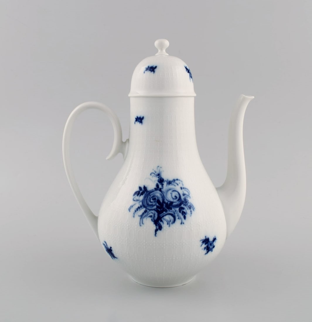 Bjorn Wiinblad for Rosenthal. Romanze Blue Flower coffee service. 1960s. - 7
