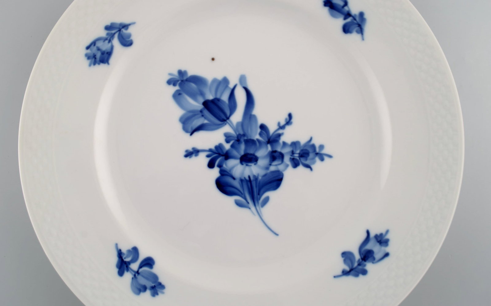 Royal Copenhagen Blue Flower Braided dinner plate. Model number 10/8097. Dated 1963. - 3