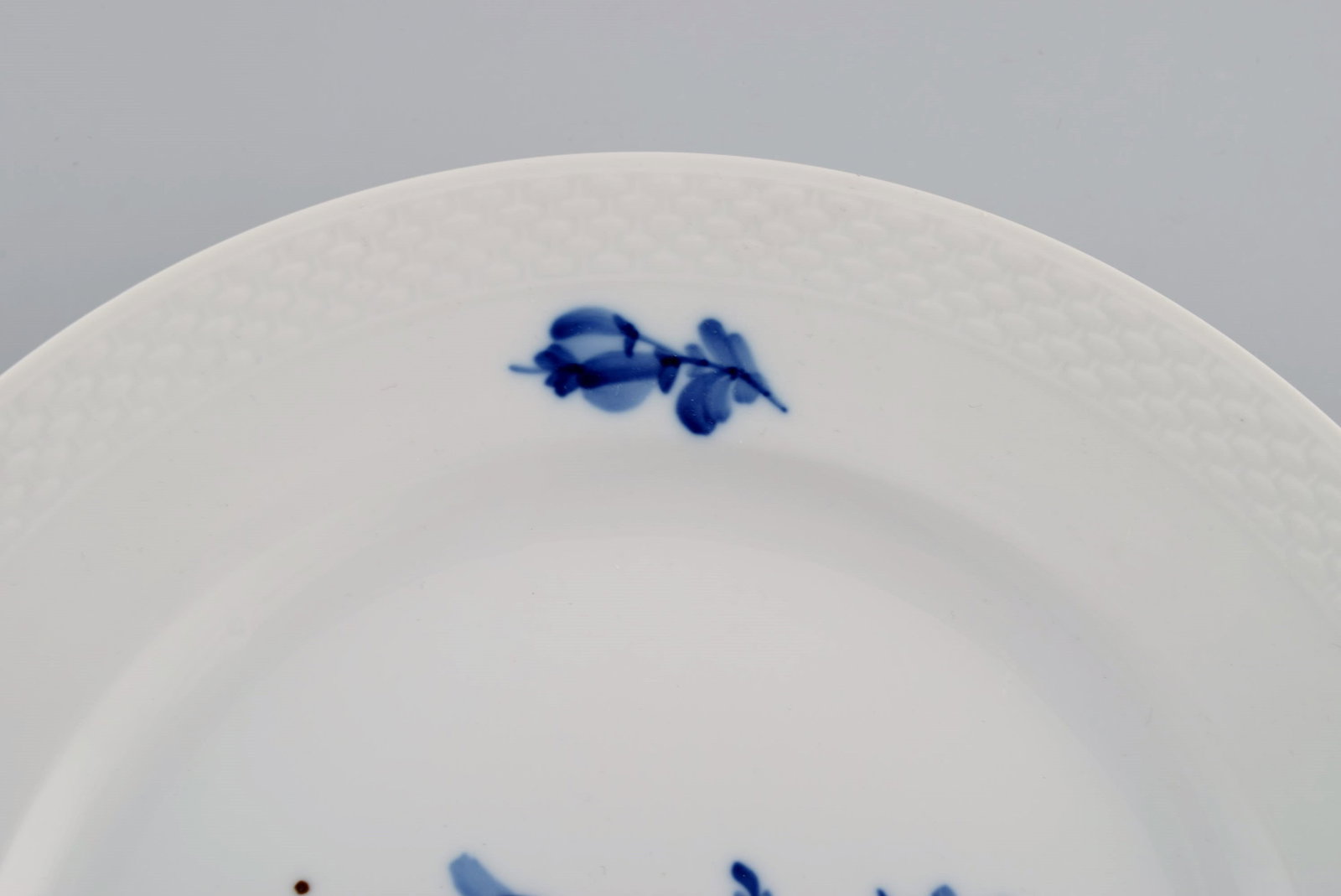 Royal Copenhagen Blue Flower Braided dinner plate. Model number 10/8097. Dated 1963. - 4