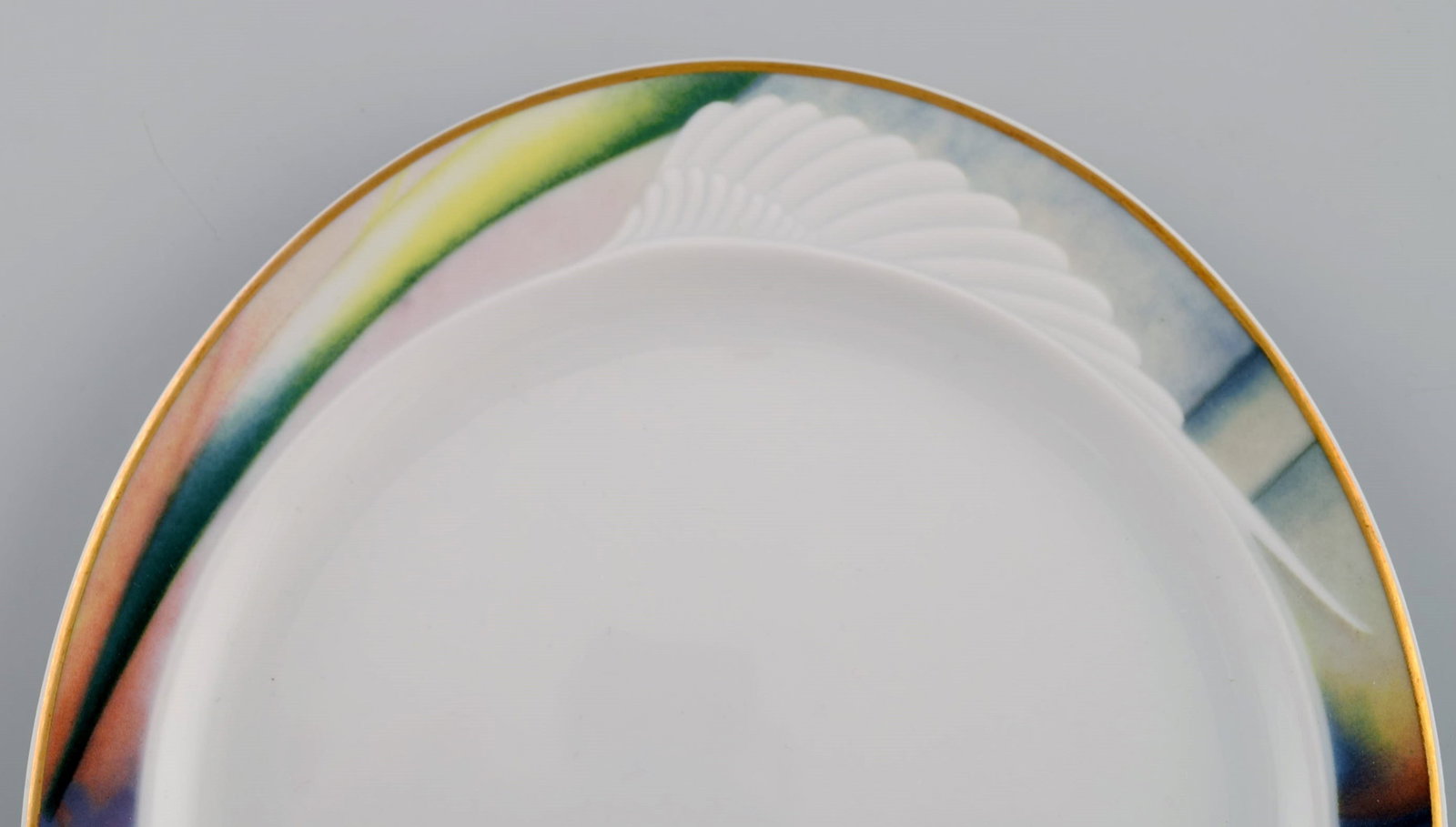 Paul Wunderlich for Rosenthal. Four Mythos porcelain plates. 1980s / 90s. - 4