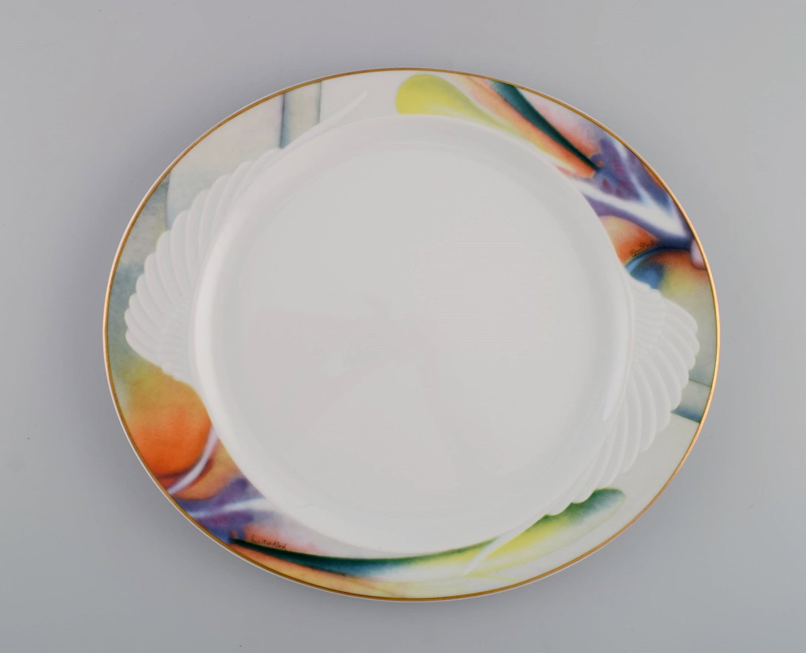 Paul Wunderlich for Rosenthal. 10 Mythos porcelain dinner plates. 1980s / 90s. - 3