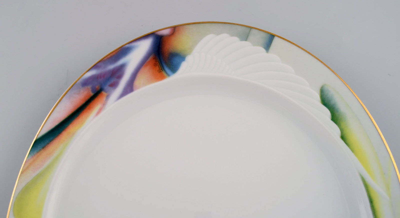 Paul Wunderlich for Rosenthal. 10 Mythos porcelain dinner plates. 1980s / 90s. - 4