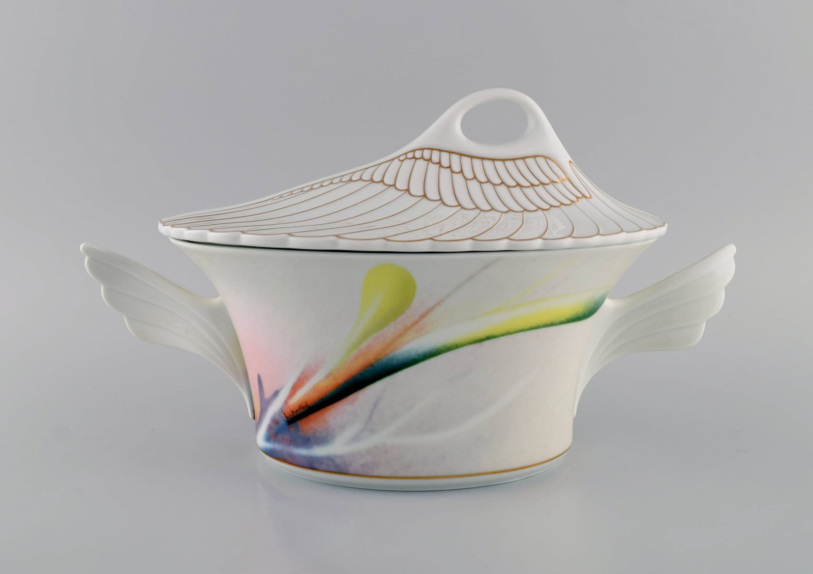 Paul Wunderlich for Rosenthal. Large Mythos porcelain tureen. 1980 / 90's. (1 of 7)