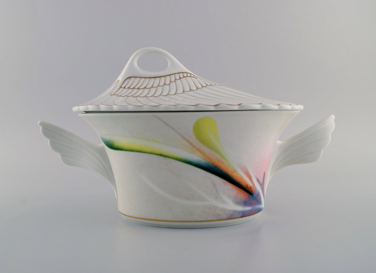 Paul Wunderlich for Rosenthal. Large Mythos porcelain tureen. 1980 / 90's. - 4