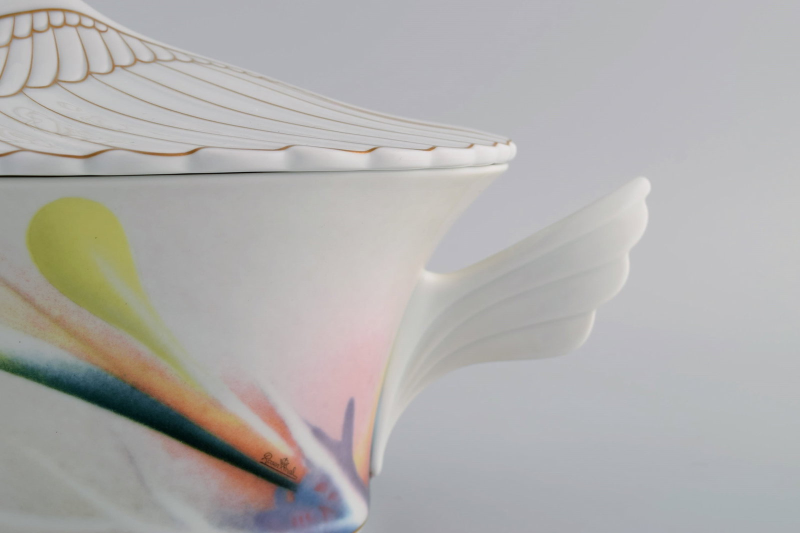 Paul Wunderlich for Rosenthal. Large Mythos porcelain tureen. 1980 / 90's. - 6