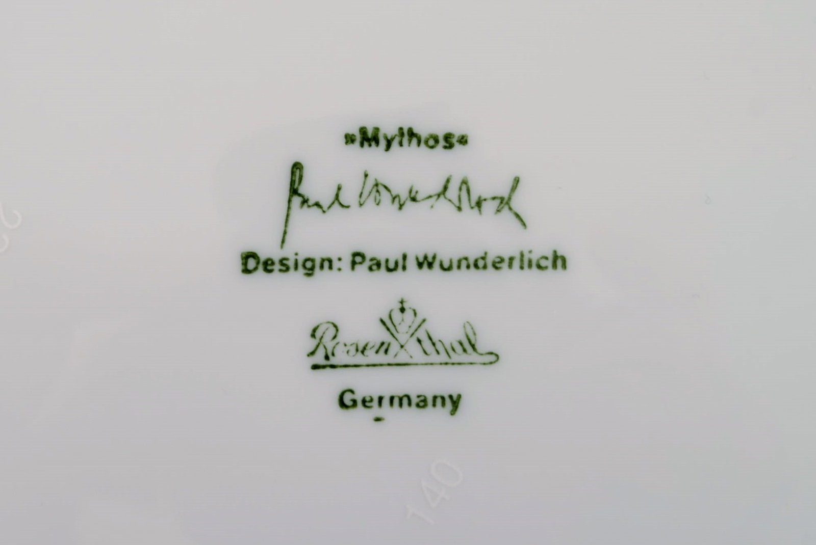 Paul Wunderlich for Rosenthal. Large Mythos porcelain tureen. 1980 / 90's. - 7