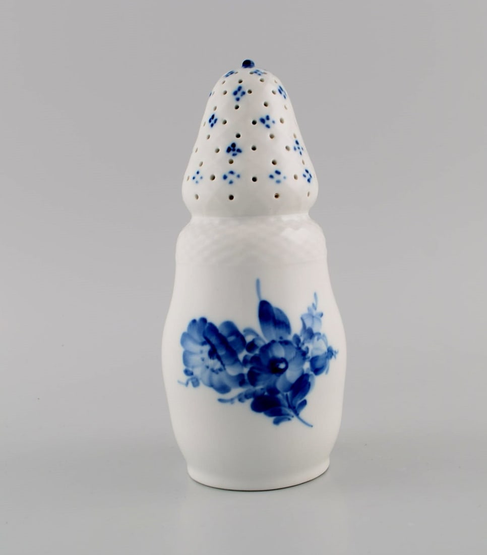 Royal Copenhagen Blue Flower Braided sugar castor. Model number 10/8222. Dated 1965. - 2