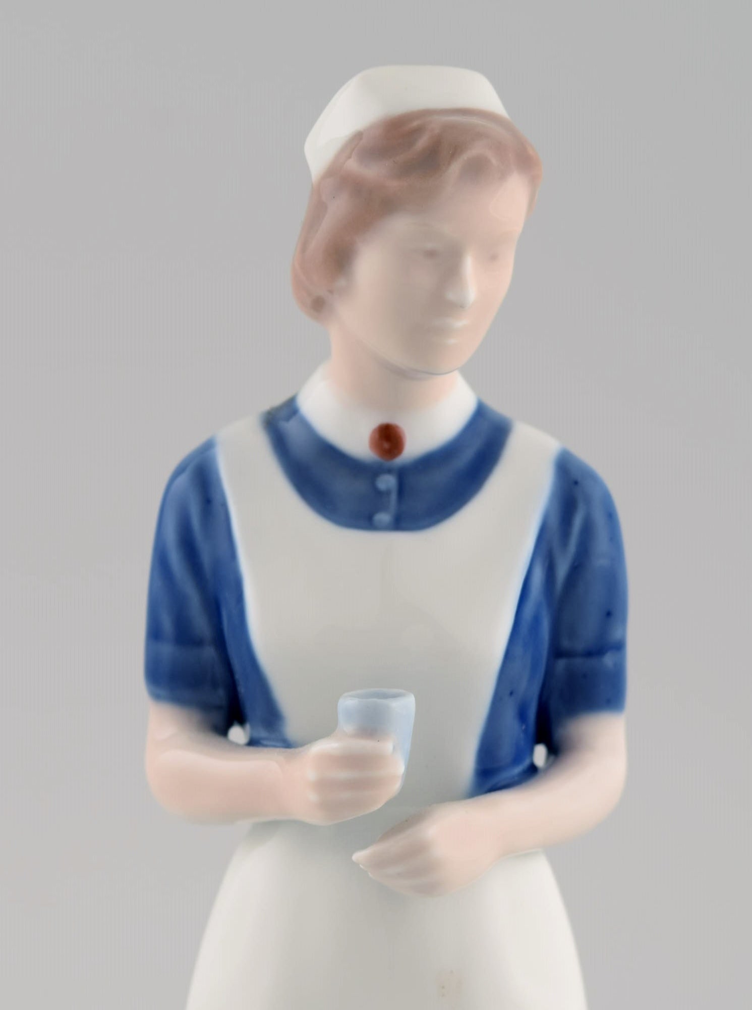 Royal Copenhagen porcelain figurine. Nurse. Model 4507. Dated 1969-1974. - 3