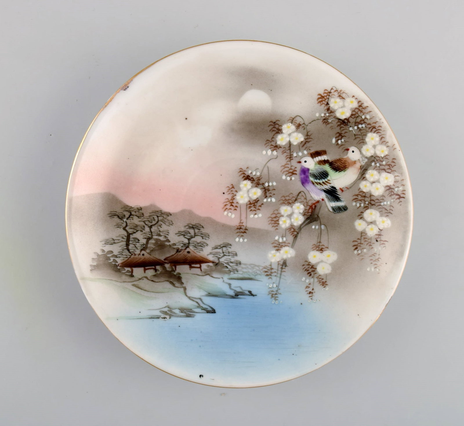 Japanese tea service in hand painted porcelain. Mid-20th century. - 9