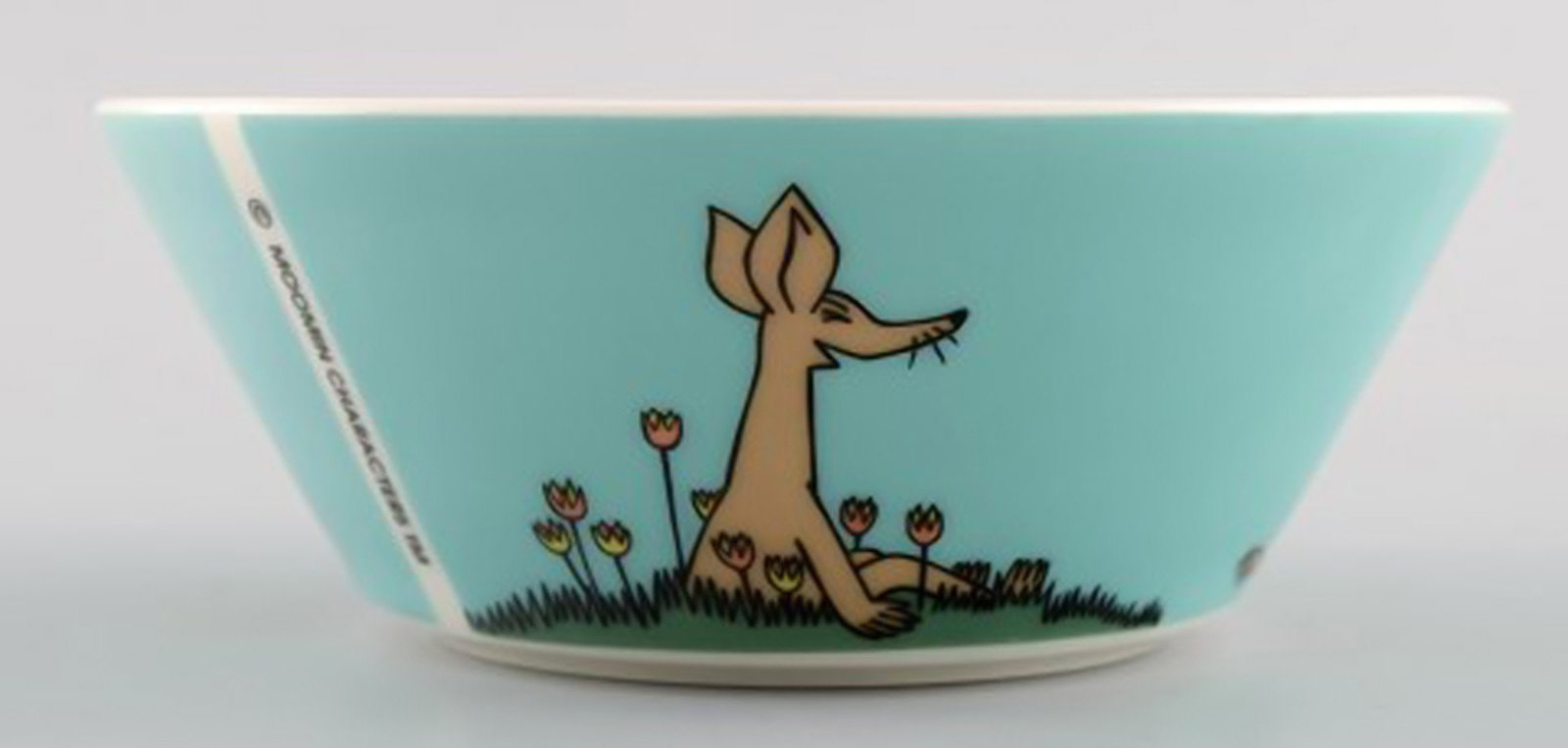 Arabia, Finland. Two porcelain bowls with motifs from "Moomin". Late 20th century. - 6