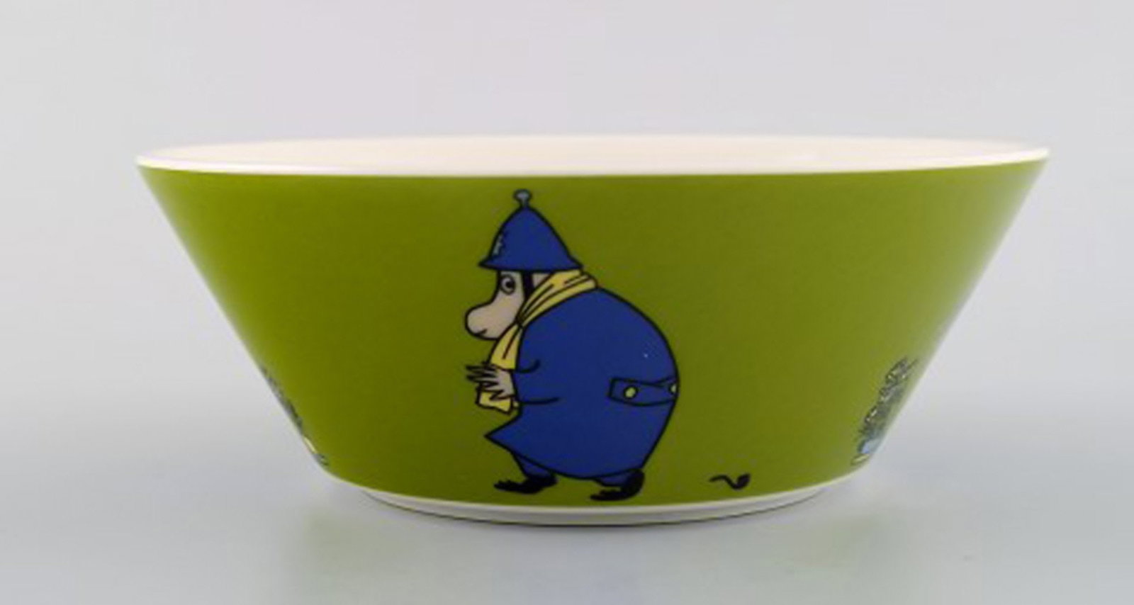 Arabia, Finland. Two porcelain bowls with motifs from "Moomin". Late 20th century. - 3