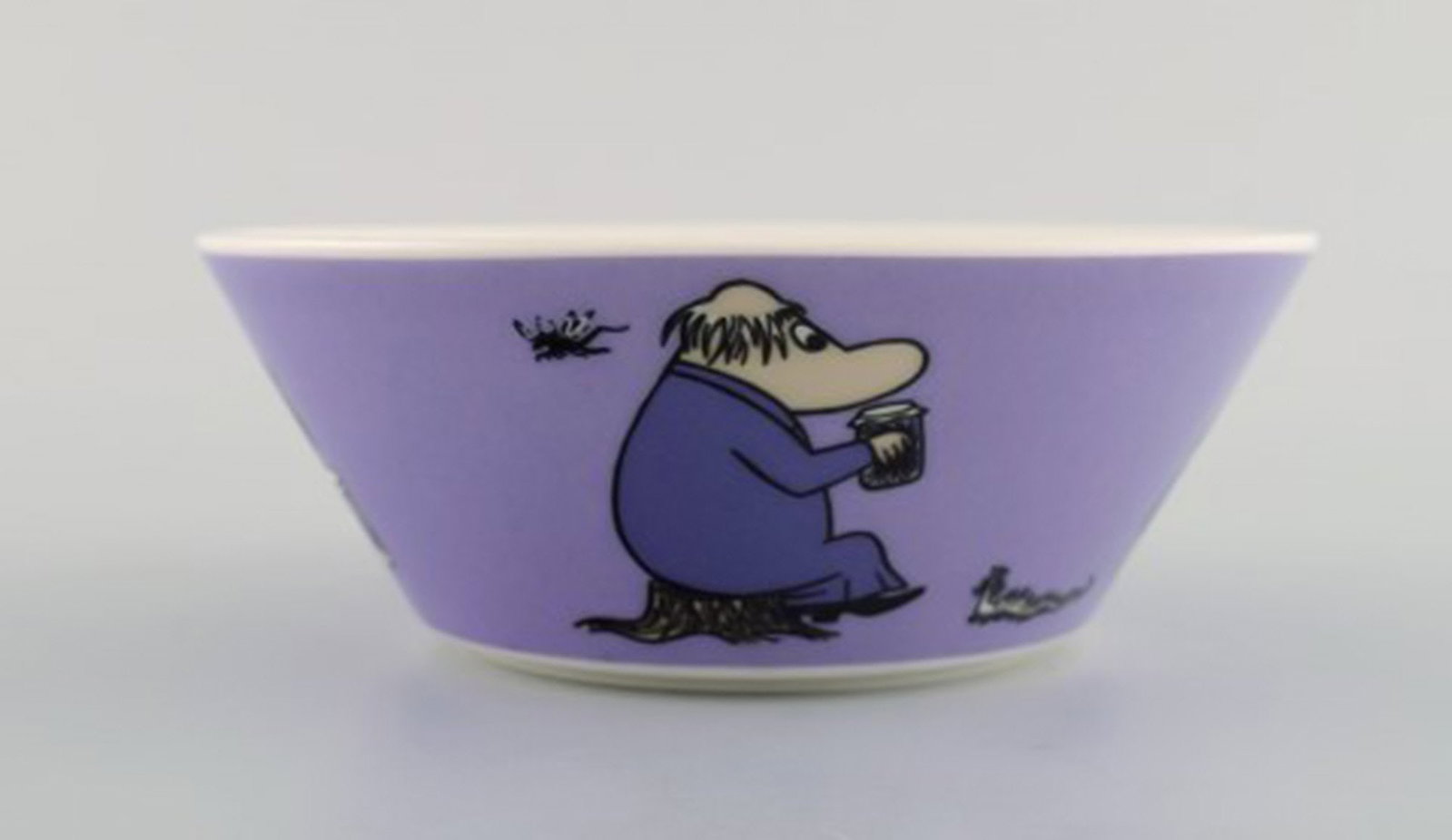 Arabia, Finland. Two porcelain bowls with motifs from "Moomin". Late 20th century. - 6
