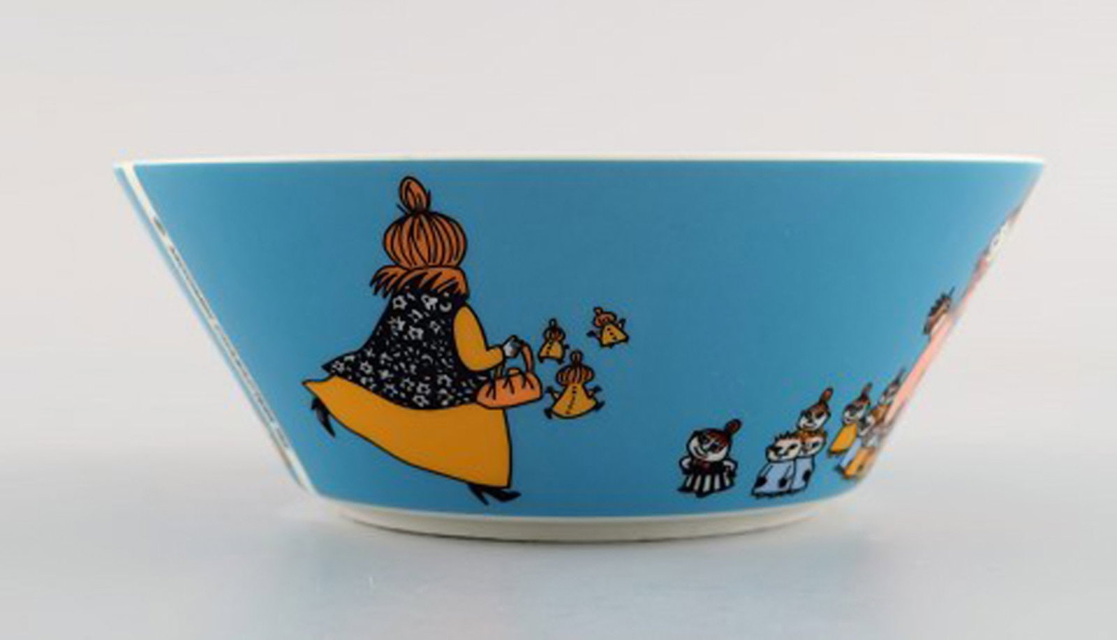 Arabia, Finland. Two porcelain bowls with motifs from "Moomin". Late 20th century. - 5