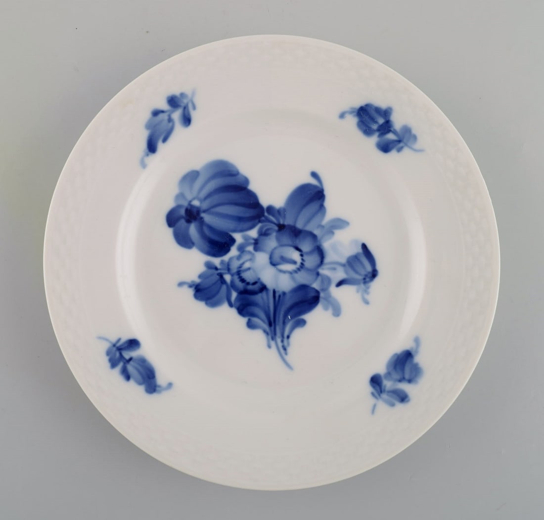 Royal Copenhagen Blue Flower Braided espresso service for six people. Mid-20th century. Model number - 7