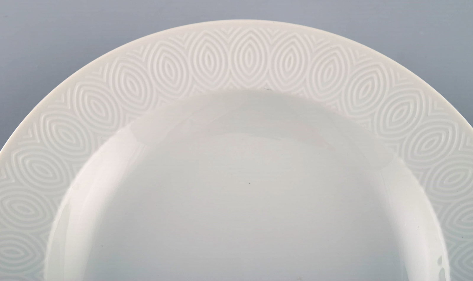 Royal Copenhagen. Salto Service, White. Deep plate. 1960s. - 3